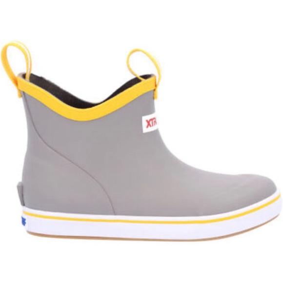 Xtratuf Kid’s Ankle Deck Boot Grey/Yellow Children’s 7 - Picture 12 of 12